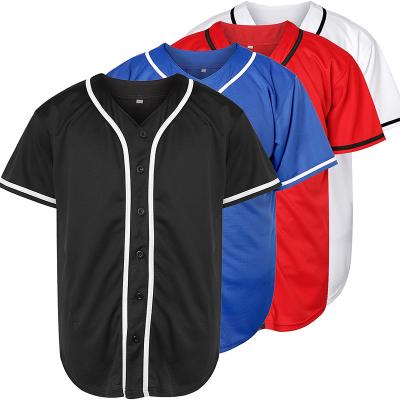 Non Fading Baseball Shirts Jerseys Pullover Jacket For Adults