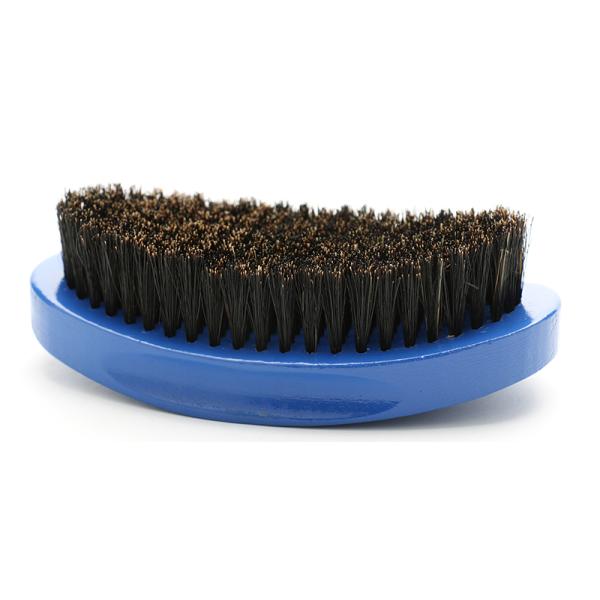 На заказ Синий сгибающийся волновой щетка кривая для 360 мягкий кабана щетка для волос роста стиль