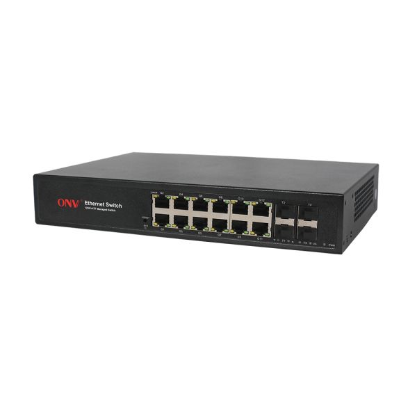 16 Port 10G Uplink Managed Ethernet Switch With L3 Network Management