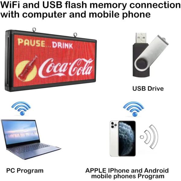 P4 240x80 Наружные светодиодные вывески Ce / Ul Сертифицированное питание