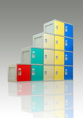 ABS Plastic Gym Lockers Beautiful Appearance For Sports Ground With keyless lock