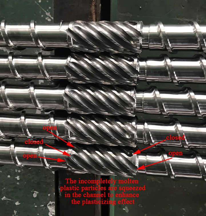 Биметаллический бочонок винта для LDPE/HDPE/машина дуя прессформы PP/PE/PVC