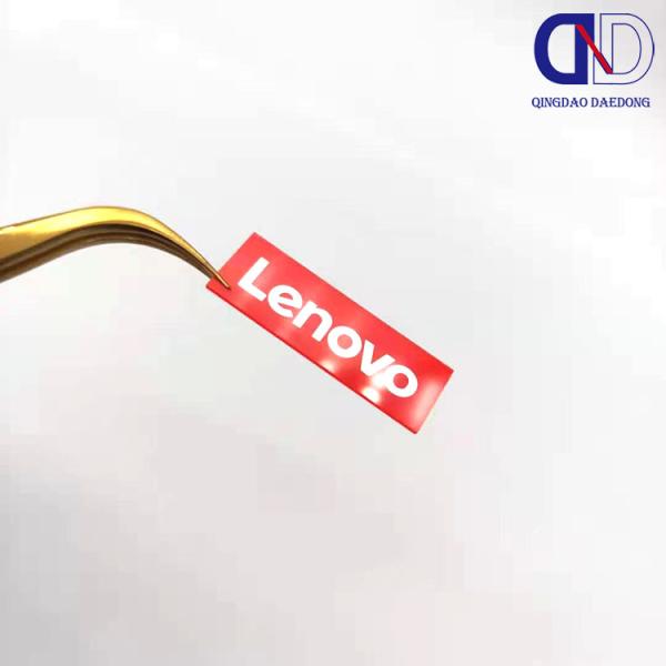 Customised Logo Accepted Acrylic Lenovo Nameplate Adhesive Sticker for Customized Needs