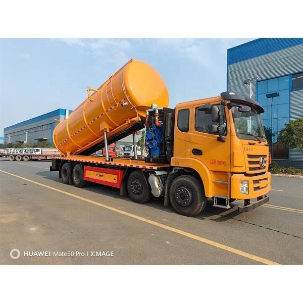 Le camion à aspiration de déchets de nettoyage à haute pression de Dongfeng 10 roues 15000 litres