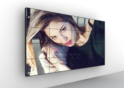 A moldura pequena video de emenda da parede 3.5mm da tela 4x4 LCD monitora 4k o videowall DDW-DV490FHM-NV0 do retalho da exposição 500cd/sqm