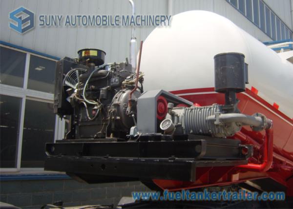 Tri Axle 38 M3 Dry Bulk Tanker Trailer V Shape Cement Tank Semi Trailer