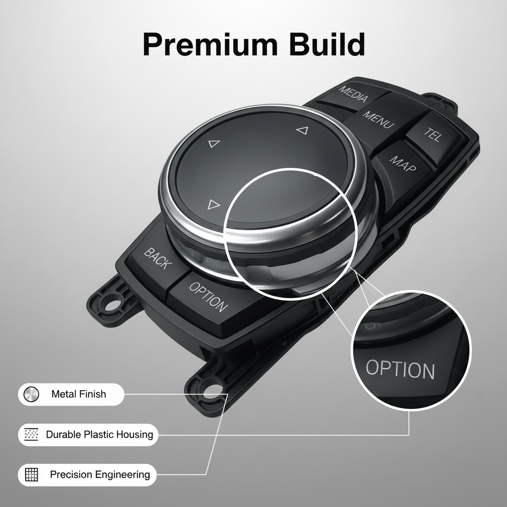 High-Sensitive Multifunctional Controller Touch Pad for BMW 3/5/7 Series X3 X4 NBT | Premium Car Audio Switcher