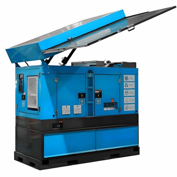 Diesel and Solar Generator energy management system Low Fossil Fuel Consumption Solar Power Generator Portable
