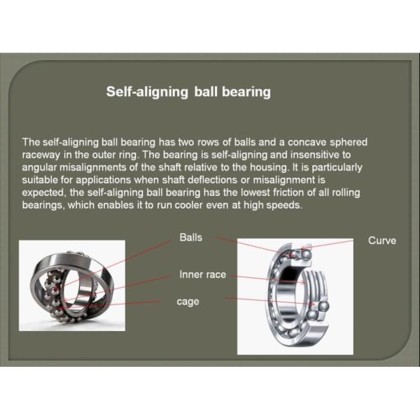 Open Type 1215M Self-Aligning Ball Bearings for Machinery Double Row Design 75mm Bore