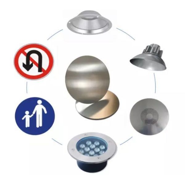 1050, 1060, 3003 Customizable Aluminum Discs | For Road Traffic Signs, Billboards & Equipment Nameplates