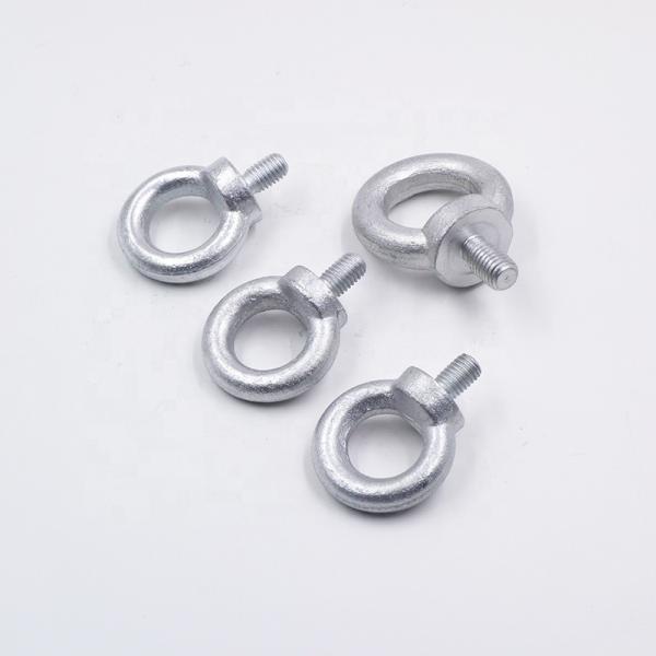 Carbon Steel Stainlesss Steel Various DIN580 Eye Bolt Bright Finish