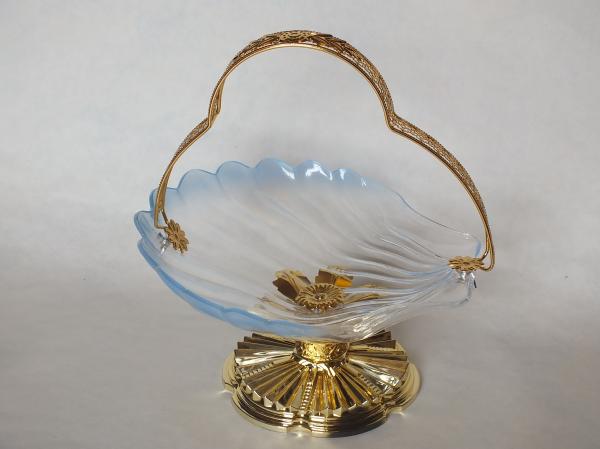 Sea shell shape candy bowl w/classic stand & elegant  (19)