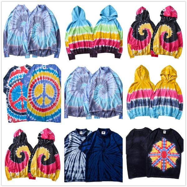 Fashion DIY Cotton Bamboo Fiber T Shirt , Colorful Youth Tie Dye Shirts