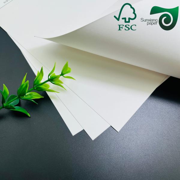 FSC 200gsm Virgin White Kraft Paper Rolls 24