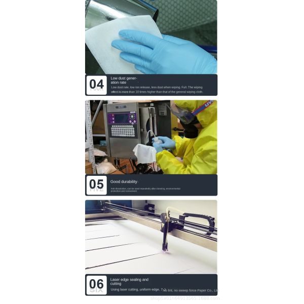 KILINE M3 Non-Woven Industrial Cleaning Cloth for Dust & Oil Absorbing with Electrostatic Water Absorption and Eco-Friendly Material