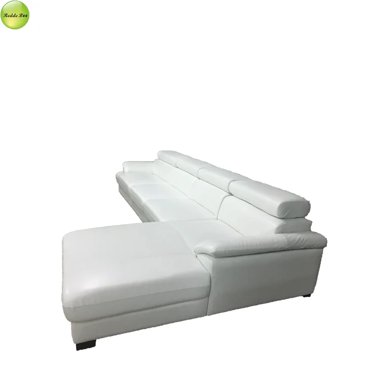 Elegant Leather L - Shaped Sofa: Durable, Spacious – Must - Have for Luxe Living Rooms