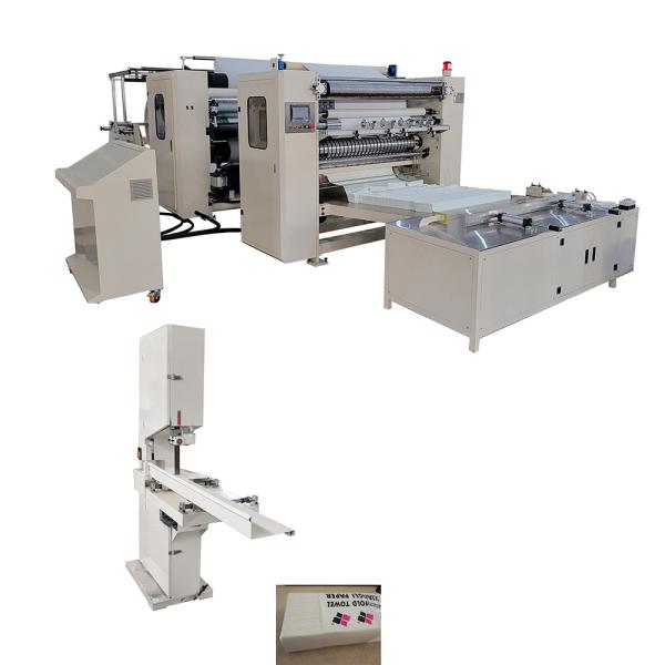 Un dessin intercalaire de bonne qualité N plier la machine à plier du papier de serviette à main avec une ligne de production de machine à emporter facilement