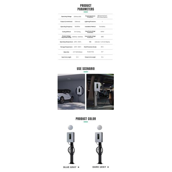 20KW CCS2 Electric Vehicle Charger High Output Power Portable Charging Station for DC Charging by E-mingze