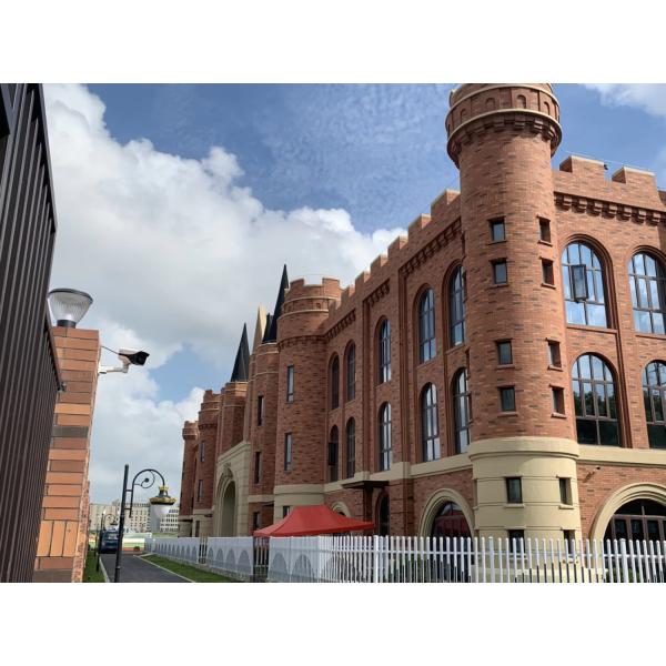 Классический коричневый кирпичный вид гибкая мягкая каменная плитка для стен школы внешняя декорация стен 3 мм тонкий огнеупорный камень MCM