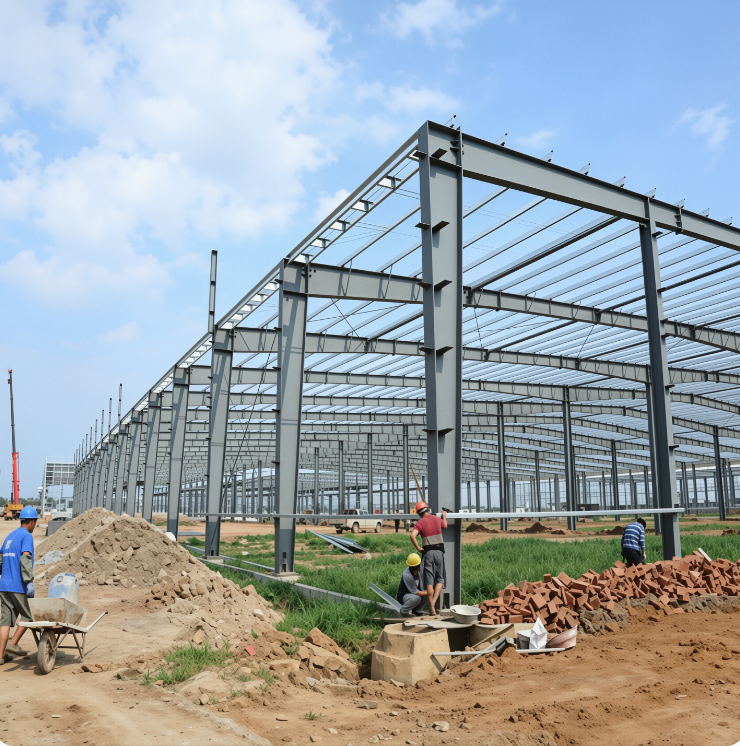 50 Years Lifespan Steel Prefab Building with High Seismic Zone Resistance and Light Weight Design