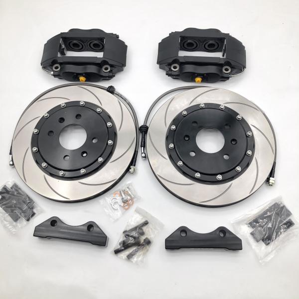 295*24mm 4 Pot Brake Kit Caliper Aluminum 16in Rim Front Wheel