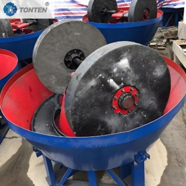 Mining Gold Silver Wet Pan Mill Ore Rollers Grinding Mill Machine