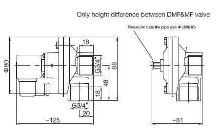 BFEC DMF-Z-20 Pulse Jet Valves 3/4
