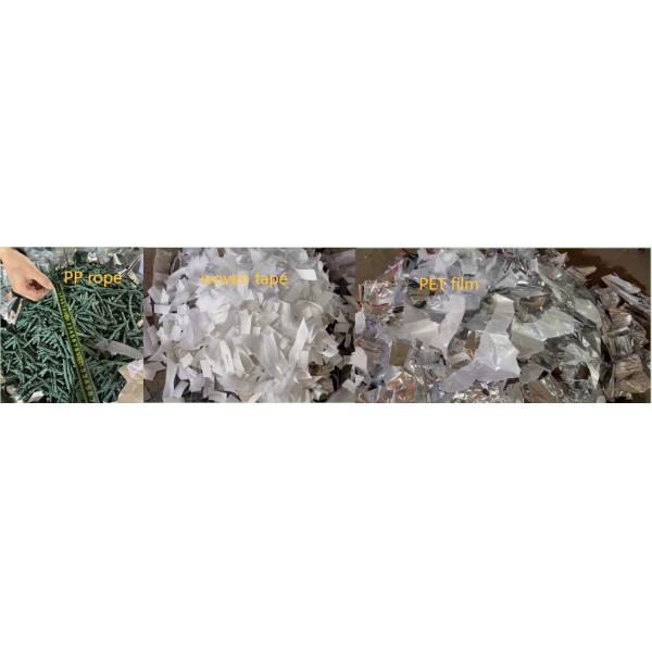 800F Small Size Plastic PE Film Pre Shredder Machine, Mini Economical Crusher Machine For Plastic Film,Space Saving. PET Film Rolls Shredder Machine,7.5KW Cutting Motor