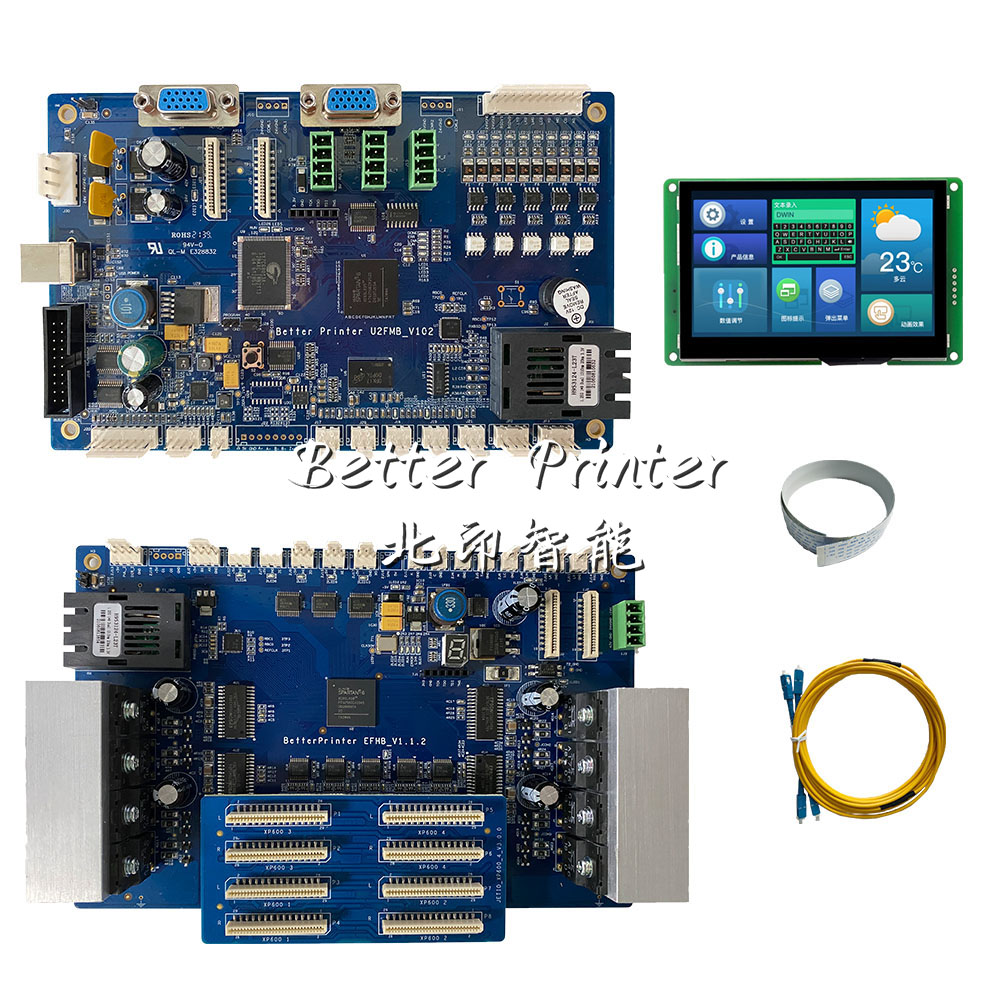 Система управления УФ-плоскостроительным принтером Inkjet Printhead XP600 Kit для печатного щита для печатного преобразования тепла