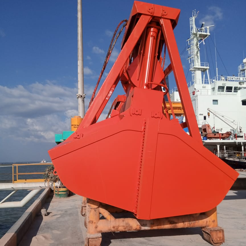 25T Clamshell Single Rope Wireless Remote Control Grab Bucket for Bulk Cargo for Crane