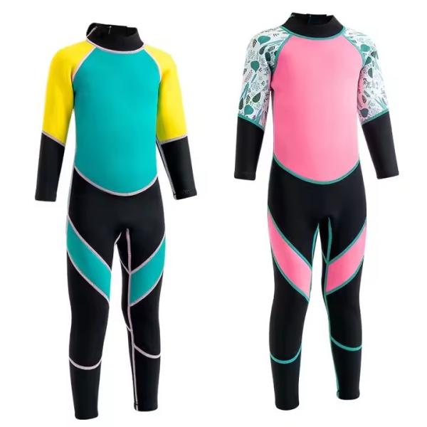 Soft 2MM Warm Belly Kids Diving Wetsuit Sun Protection For Swimming Snorkeling