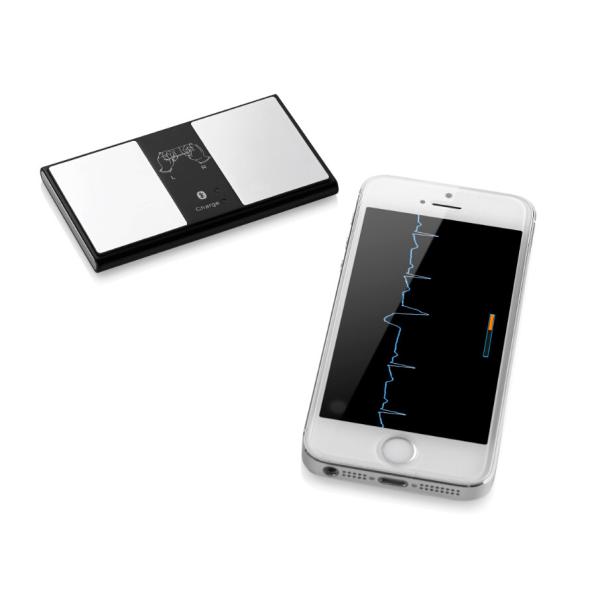 Bluetooth EKG Monitor ECG Event Recorder Telemedicine w/Mobile APP