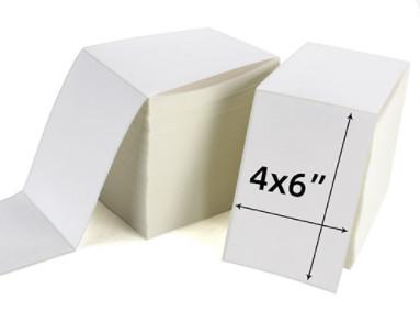 Papel de etiqueta de envio pegajoso do rolo A6 4x6 da etiqueta da prova de óleo