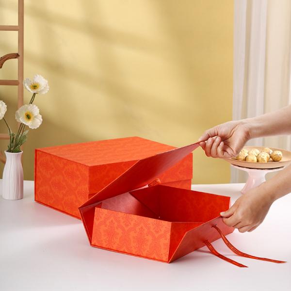 Перерабатываемый подарочный коробка картонный картон складный магнитный крышка