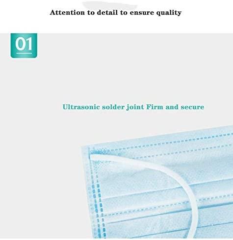 Adult 3plys Earloop Disposable Non-Medical Face Mask With Nose Bridge, Suitable For Home, Office, Outdoor