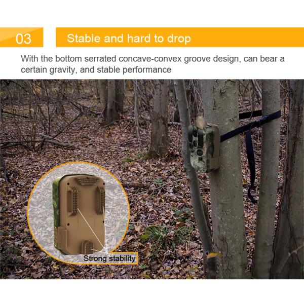 Deer Hunting 24mp Night Vision Camera Wildlife 0.4s Fast Time 20 Meters Trail