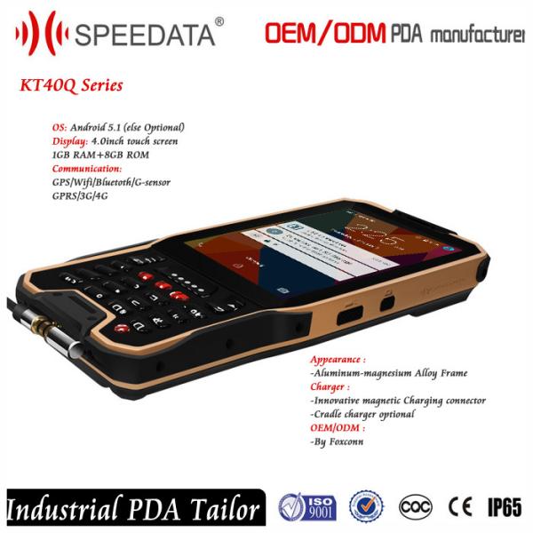 Portable Mobile Barcode Scanner 2d Bluetooth with Android 5.1 OS Quad-core 1.3 Ghz CPU for Warehouse Management