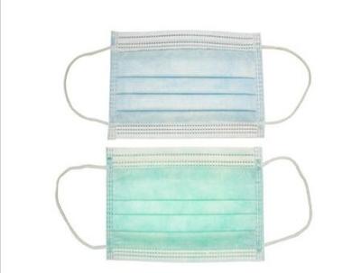 Medical Disposable Earloop Face Mask Strong Adsorption Flat Without Damage
