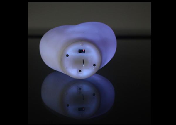 Portable Heart Shaped Led Night Light Security With Seven Colors Changing
