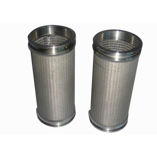 Square Hole 5 Layers 20μM Sintered Metal Filter Polishing