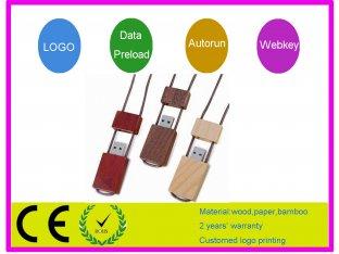 Memoria USB de madera AT-101B vendedor caliente