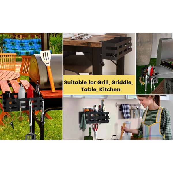 Сберегающий пространство грилл касси с бумажной башней и ножом держатель установки типа крючком