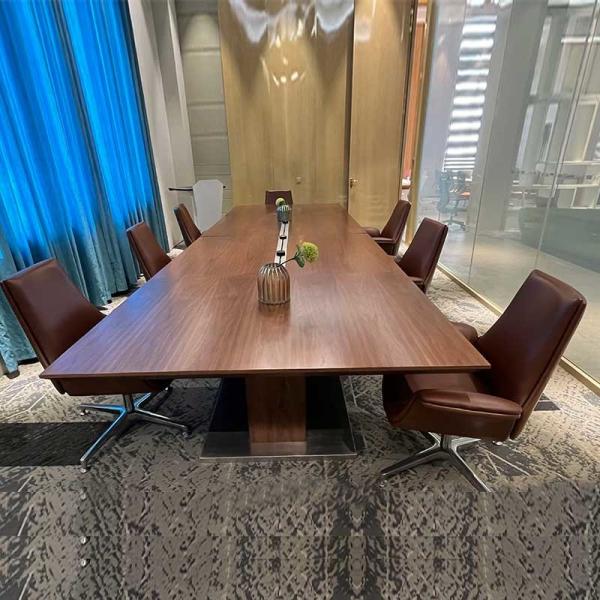 Muebles de oficina Mesa de reuniones pintada grande Mesa de conferencia Escritorio moderno