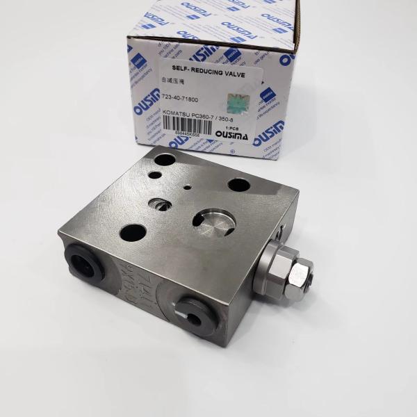 PC360-7 PC350-8 Excavator Hydraulic Valve , 723-40-71800 Pressure Relief Valve