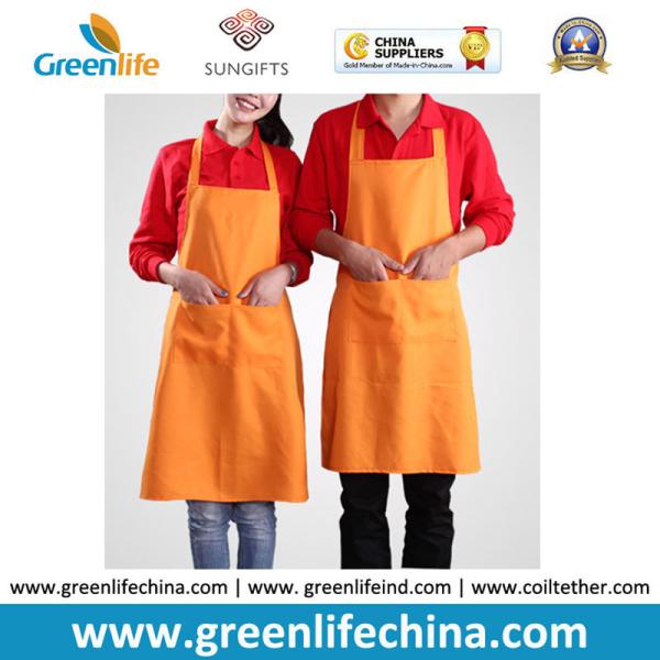 Custom cheap cooking kitchen apron for promtion and advertisment good gift for cooks chefs