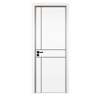 Waterproof WPC Hollow Door With Glass Decoration For Kitchen And Bathroom