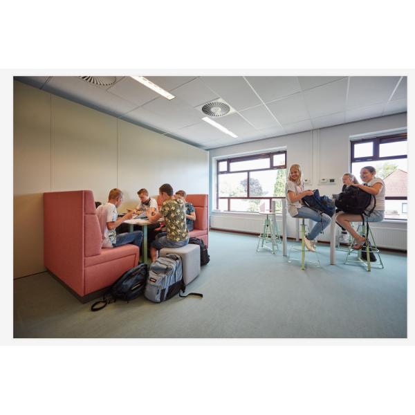 Solid Wood Frame Fabric KTV Modern Sectional Sofa