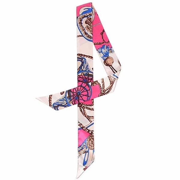 Hair Wrap 100x4cm Mulberry Silk Scarf Decorative For Womens