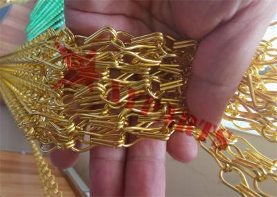 Aluminum Metal Chain Curtain For Restaurant Decorative Partition Screen