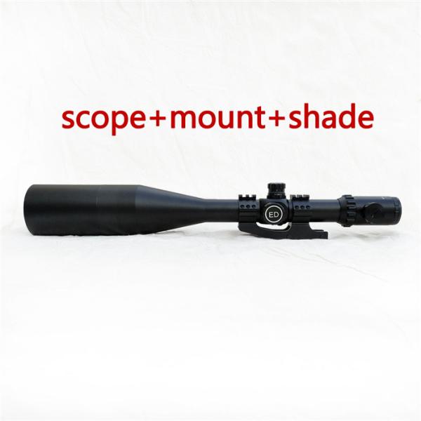 SECOZOOM ED Lens Long Range Glass Etched Matte SF Riflescope 4-50X75 W/ 21mm Mount Rings